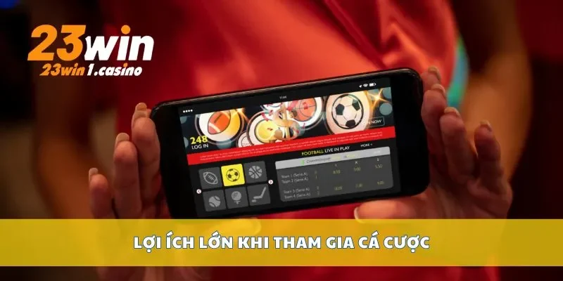 Lợi ích lớn khi tham gia cá cược