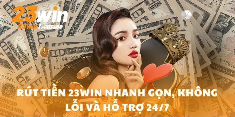 Rút Tiền 23win Nhanh Gọn, Không Lỗi Và Hỗ Trợ 24/7